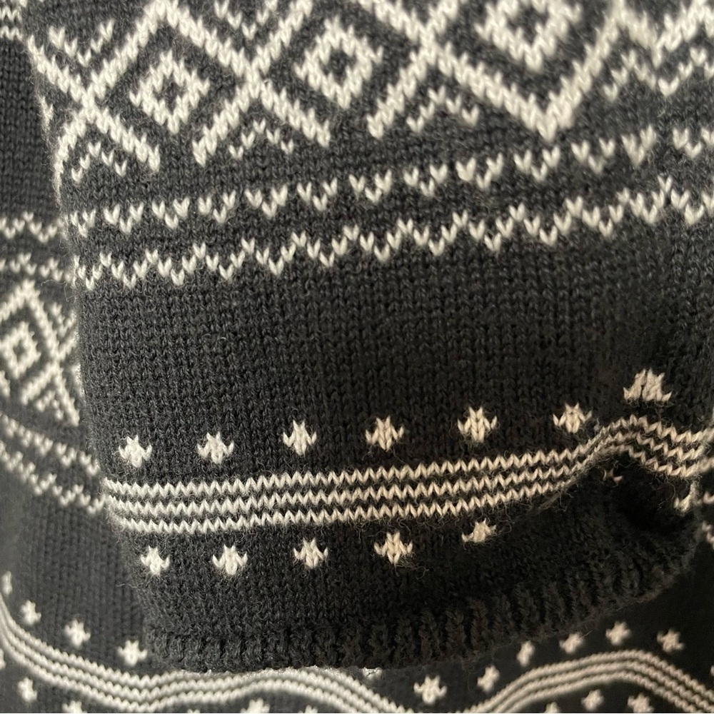Volcom Black and White Patterned Cardigan, XS/S - Picture 5 of 8